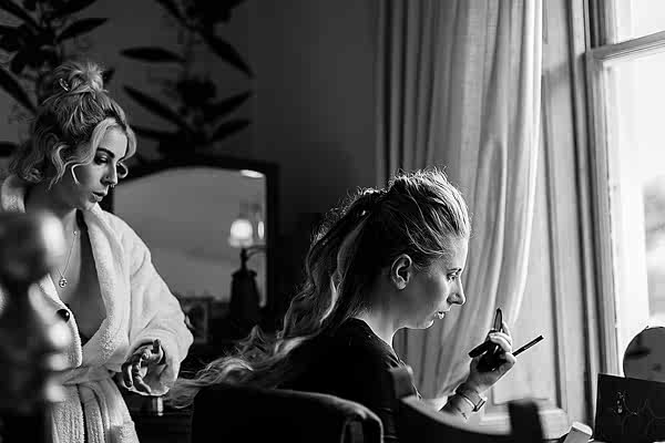 make up at the lodge on loch goil for elopment wedding 