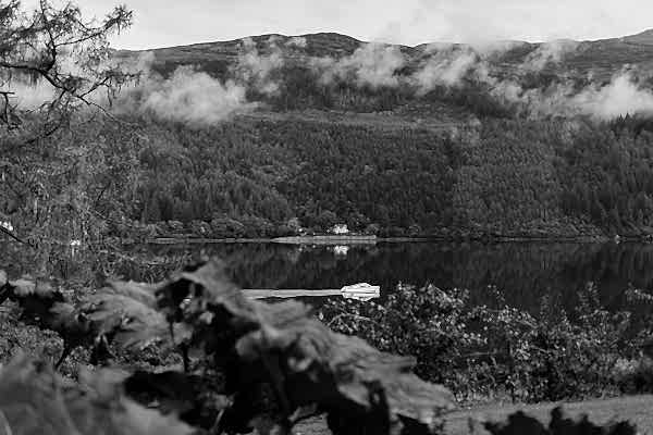 loch goil view on the wedding day 