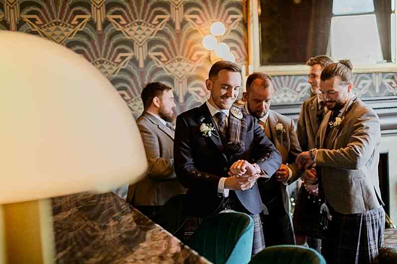 Wedding Cornhill Castle Glasgow Edinburgh Scotland Photographer 32